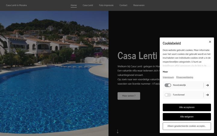 Screenshot of casalenti.nl