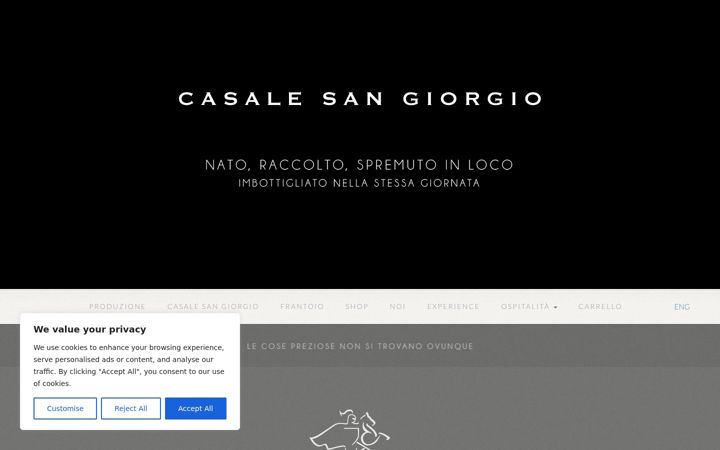 Captura de ecrã de casalesangiorgio.it