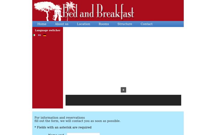Screenshot of casalesantangelo.com