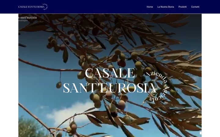 Screenshot of casalesanteurosia.it