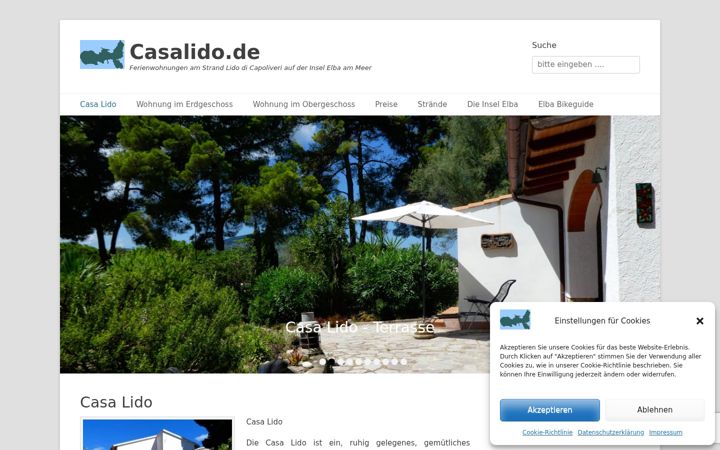 Screenshot ta' casalido.de