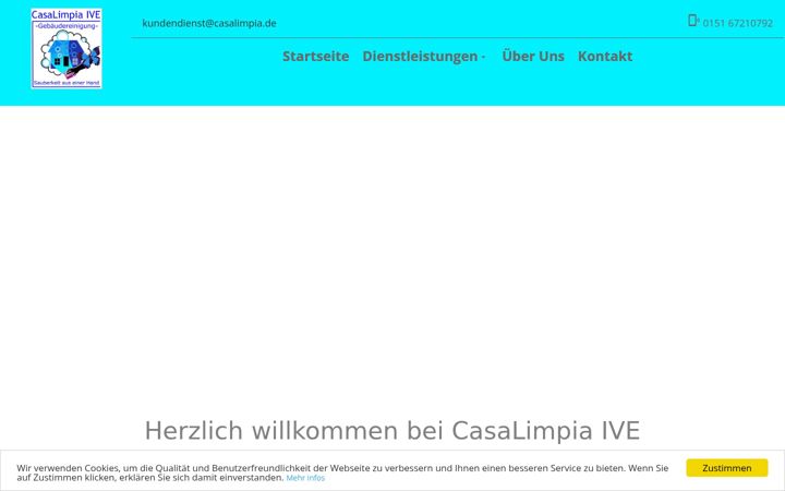 Screenshot of casalimpia.de