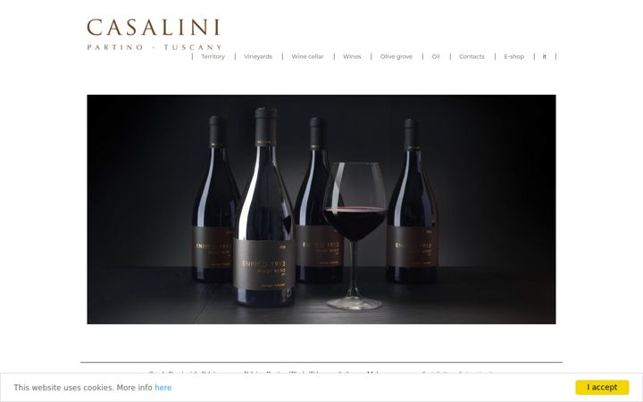 Screenshot of casalinipartino.it