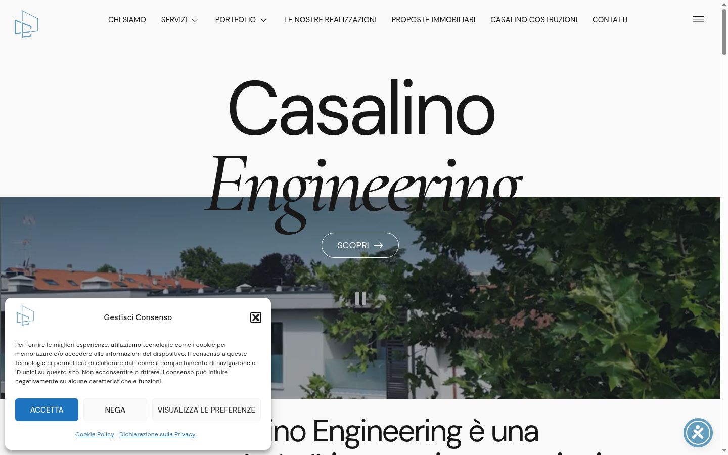 Captura de ecrã do banner de consentimento apresentado antes de qualquer interação
