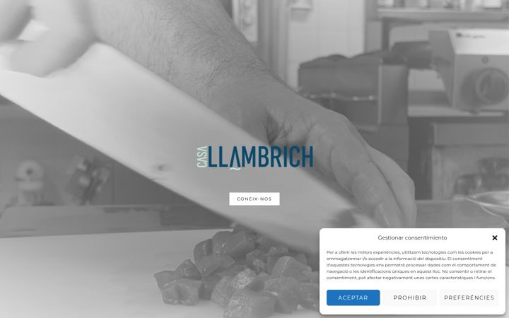 Screenshot of casallambrich.com