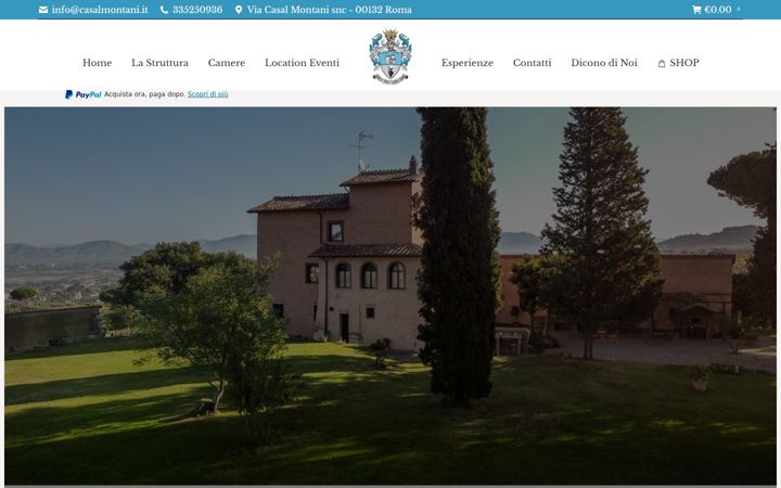 Screenshot of casalmontani.it