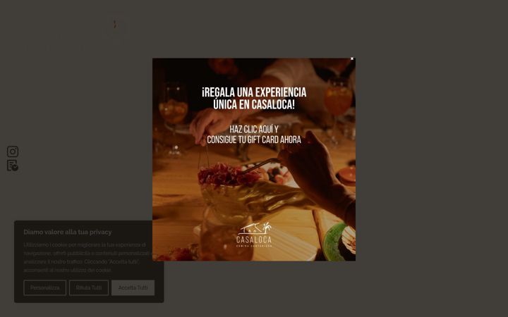 Screenshot of casalocaroma.com