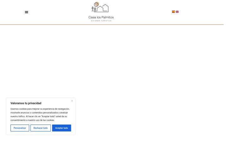 Screenshot of casalospalmitos.com