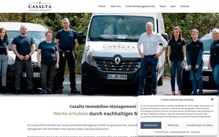 Screenshot of casalta-immobilien.com