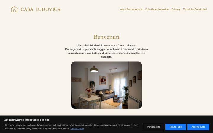 Screenshot of casaludovica.it