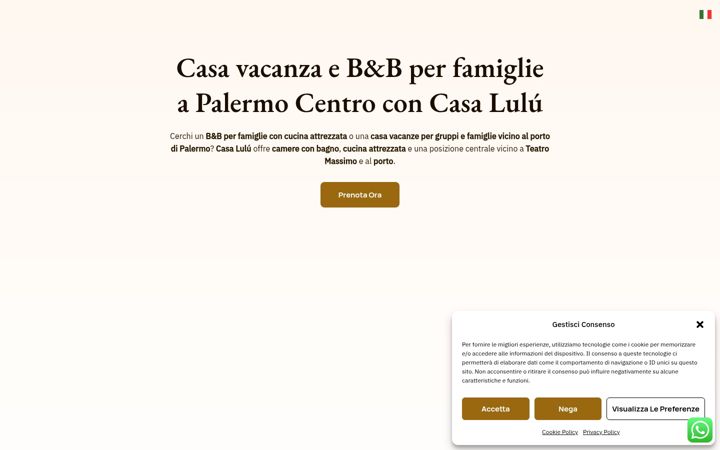 Screenshot of casalulu.it
