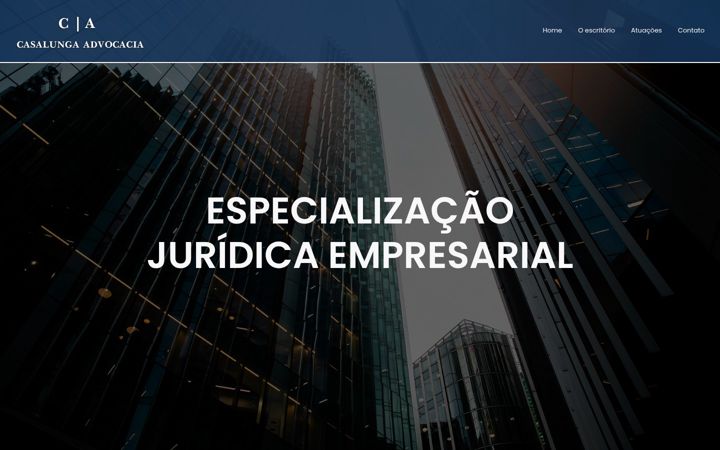 Ekrano kopija casalungaadvocacia.com.br