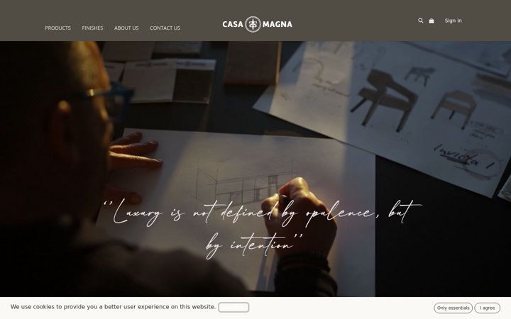 Screenshot of casamagna.eu