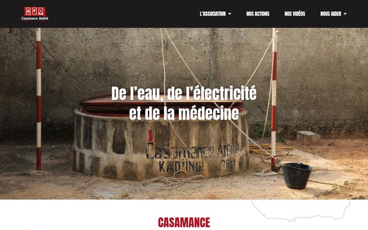 Screenshot of casamance-amitie.fr