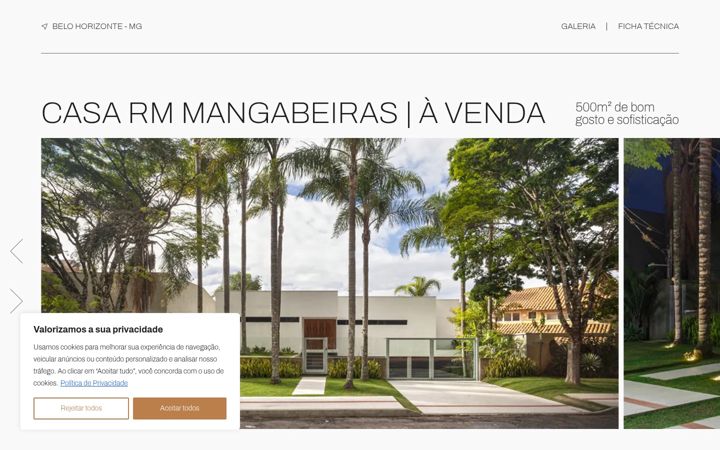 Screenshot of casamangabeiras.com.br