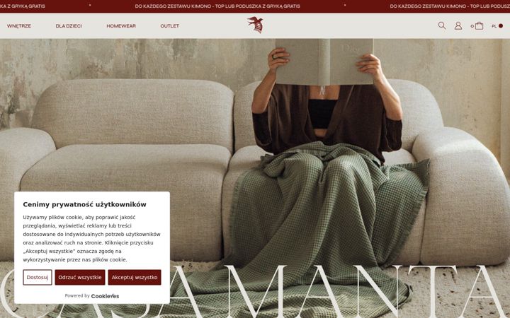 Screenshot of casamanta.pl