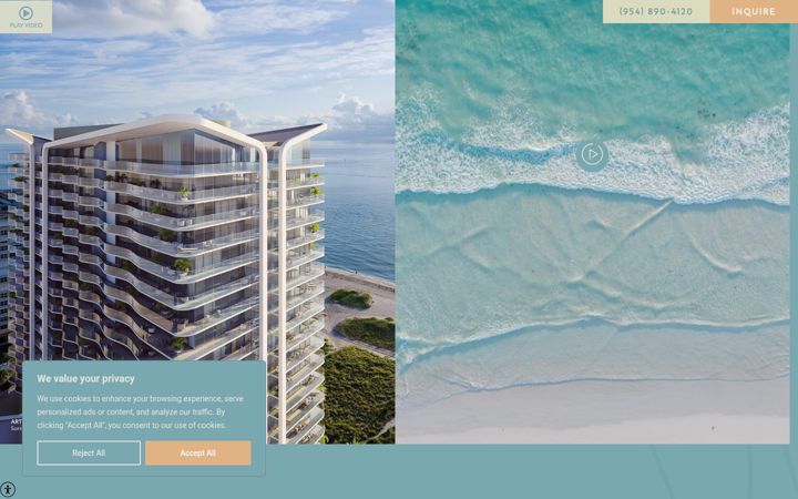 Screenshot of casamarbeach.com