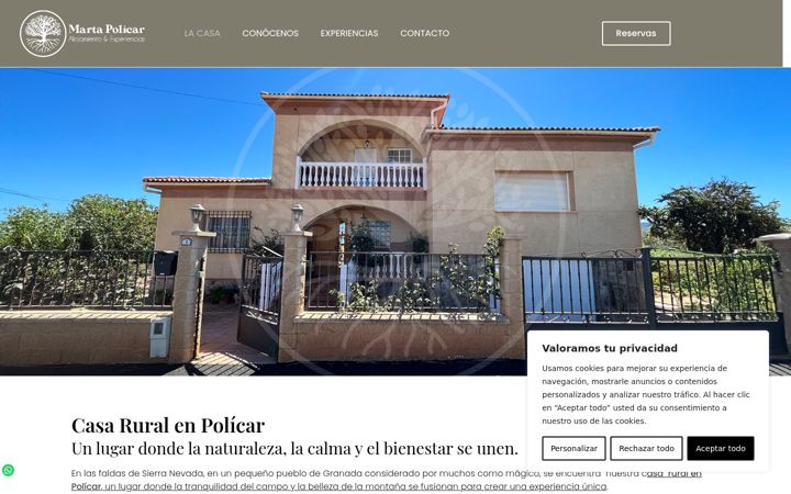 Screenshot of casamartapolicar.es