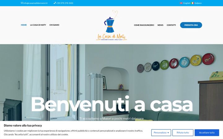 Captura de pantalla de casamatildemaiori.it
