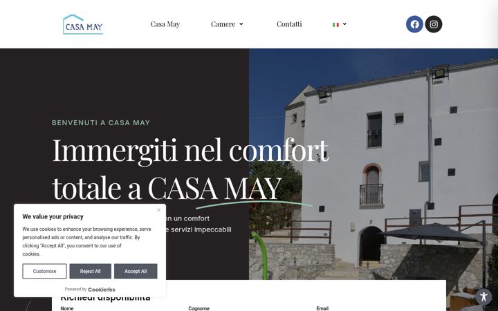 Screenshot of casamay.it