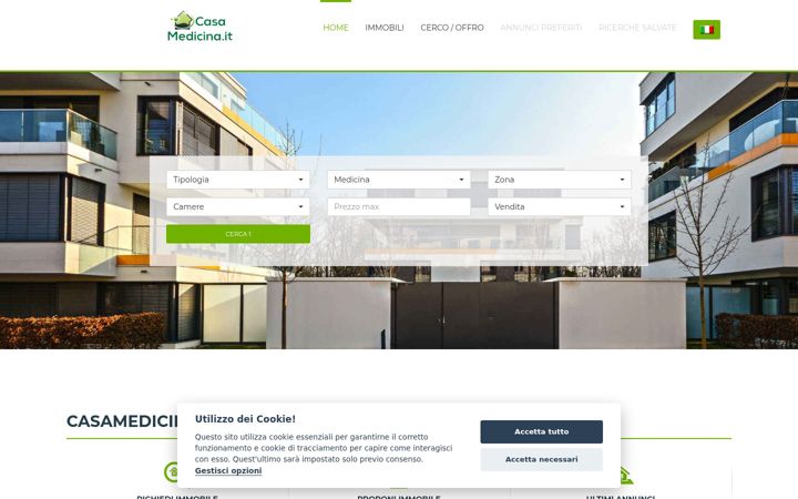 Screenshot of casamedicina.it