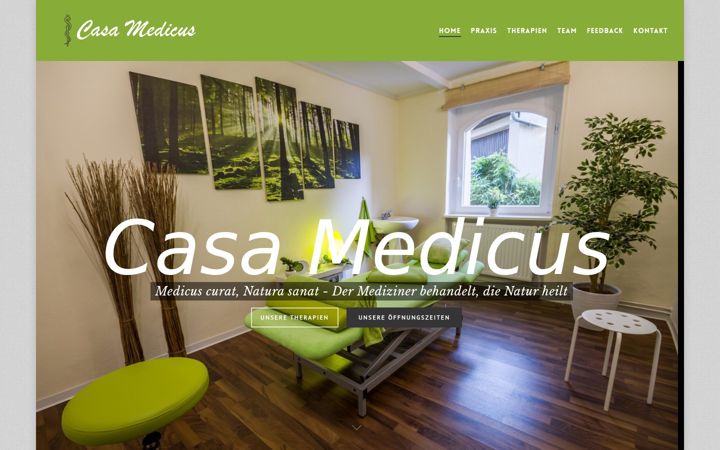 Screenshot of casamedicus.de