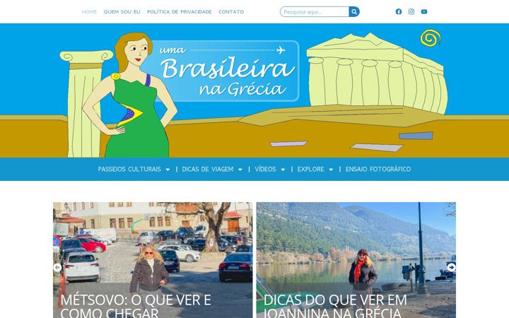 Ekrano kopija casamentonagrecia.com.br