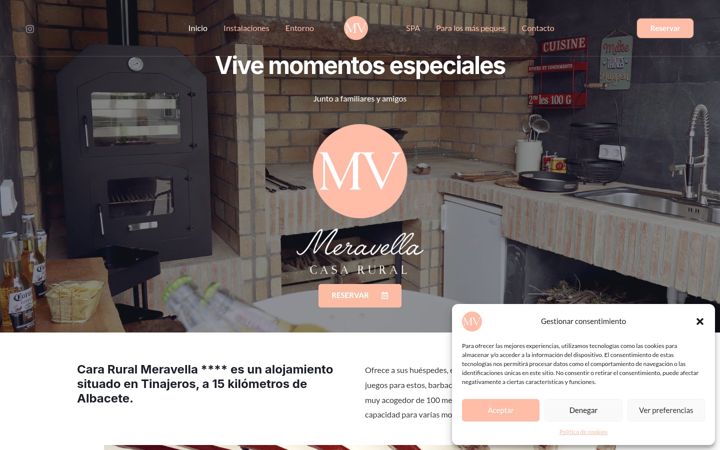 Screenshot of casameravella.com
