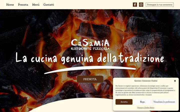 Screenshot of casamiabesana.it