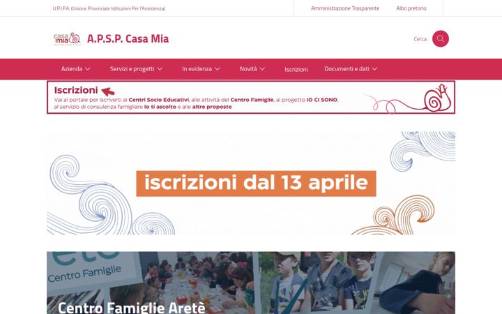 Screenshot of casamiariva.it