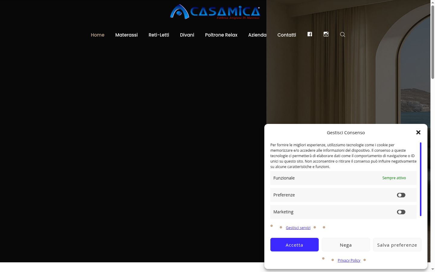 Zrzut ekranu banera zgody wyświetlanego przed jakąkolwiek interakcją