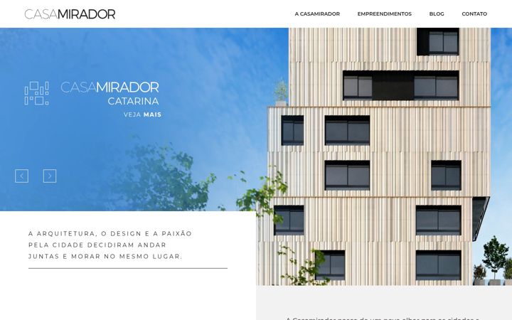 Ekrano kopija casamirador.com.br