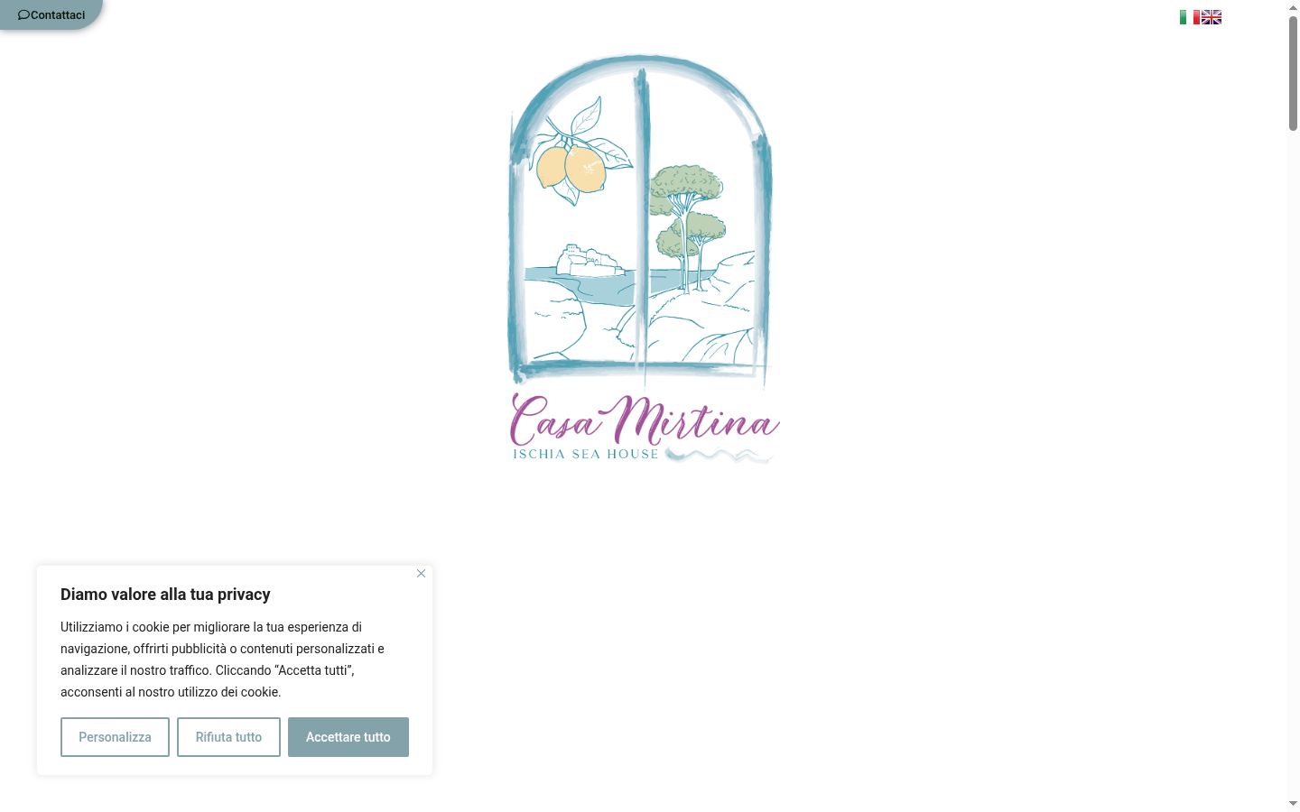 Captura de pantalla del banner de consentimiento mostrado antes de cualquier interacción
