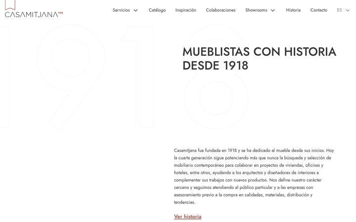 Screenshot of casamitjana.com