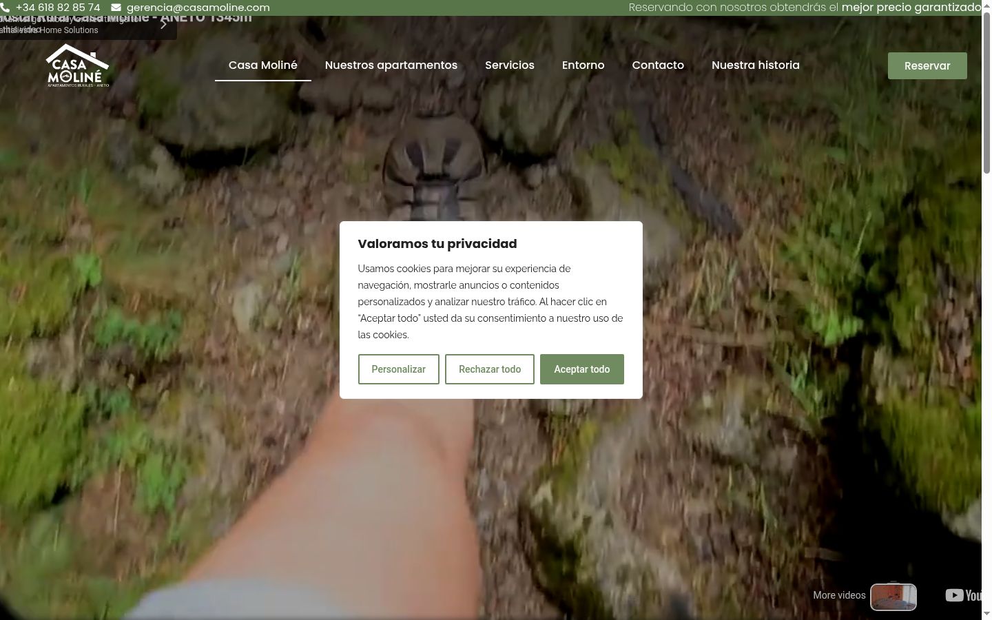 Ekraanipilt nõusolekubännerist, mida näidati enne mis tahes suhtlust