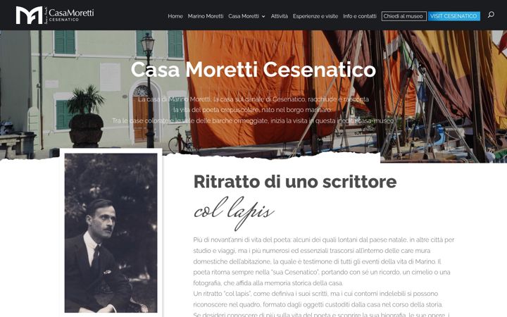 Captura de pantalla de casamoretti.it