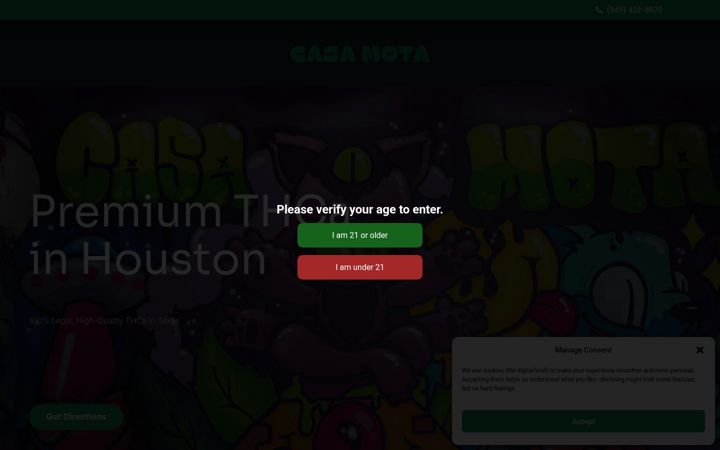 Screenshot of casamotahouston.com
