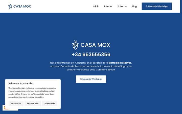 Screenshot of casamox.com