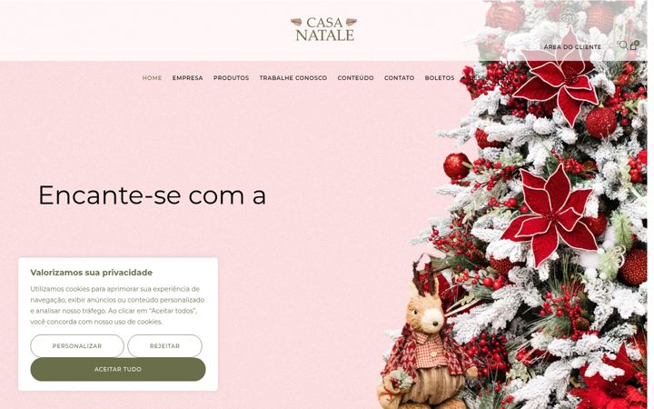 Ekrano kopija casanatale.com.br