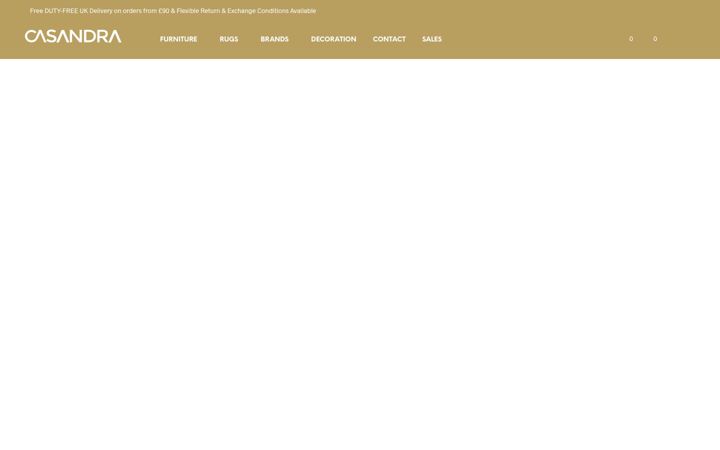 Screenshot of casandrahome.co.uk