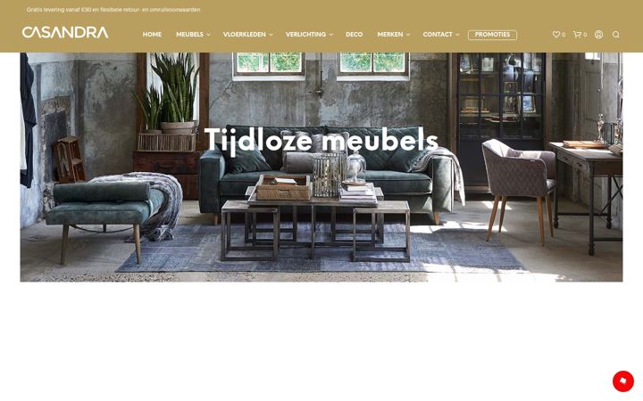 Zrzut ekranu casandrahome.nl