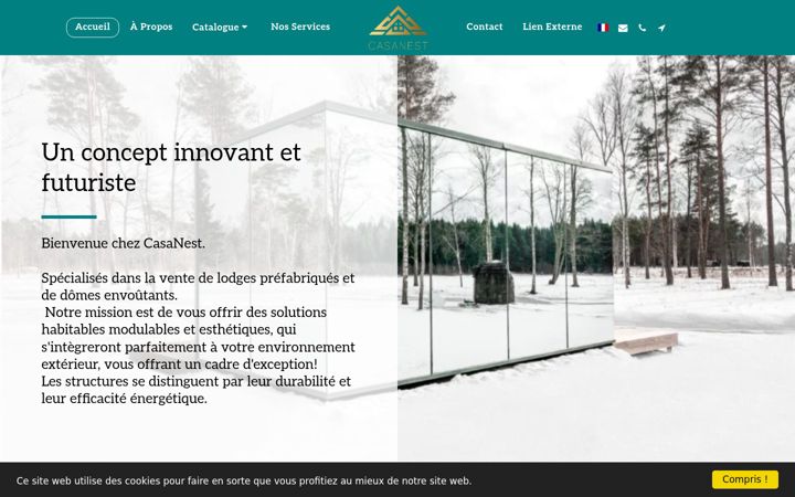 Screenshot of casanest.fr