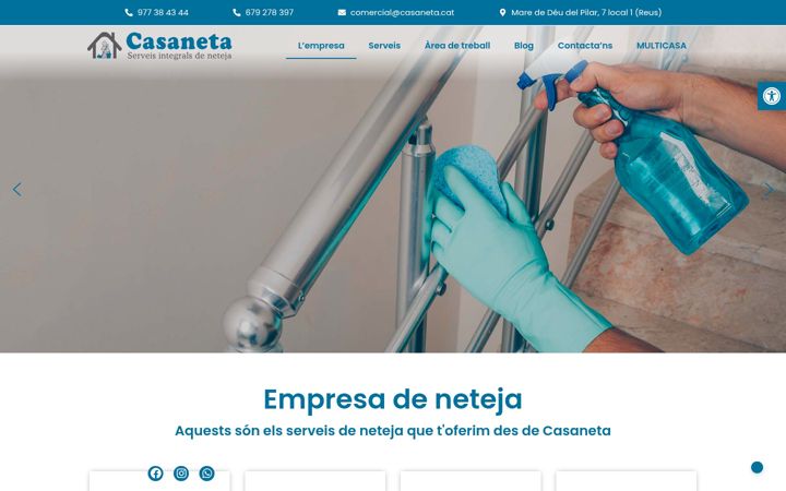 Screenshot of casaneta.cat