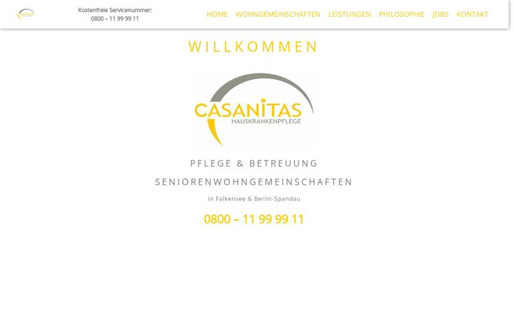 Screenshot of casanitas.com