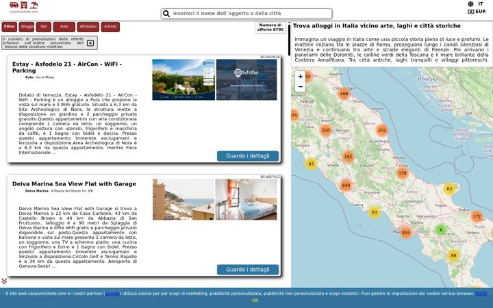 Screenshot of casanmichele.com