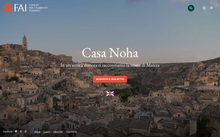 Screenshot of casanoha.it