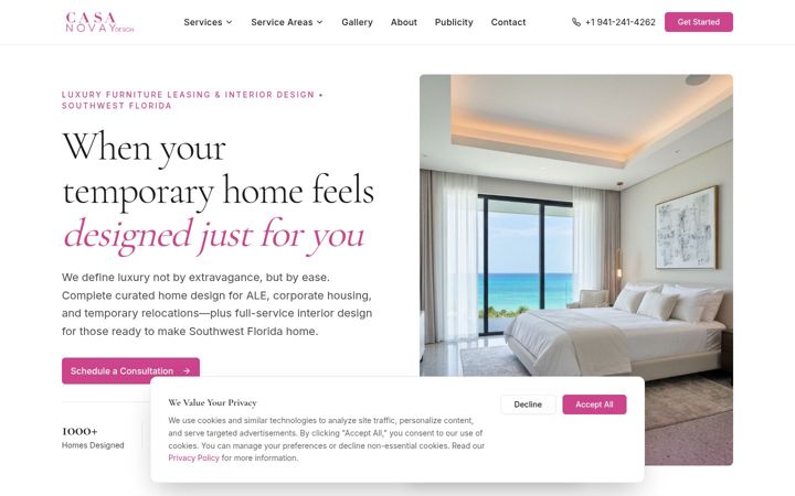 Screenshot of casanovay.com