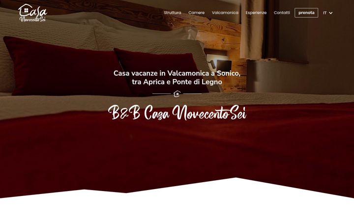 Captura de pantalla de casanovecentosei.it