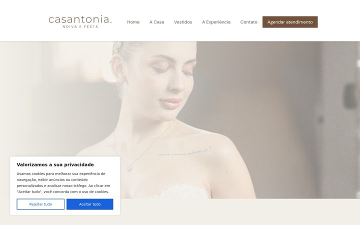 Screenshot of casantonia.com.br