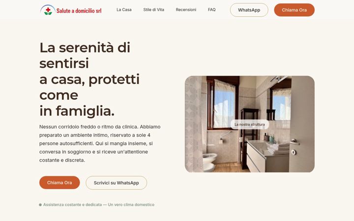 Screenshot of casanziani.com